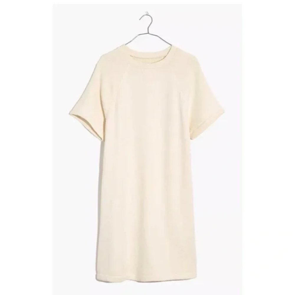NWT Madewell  MWL Airyterry Sweatshirt Tee Dress MD305
